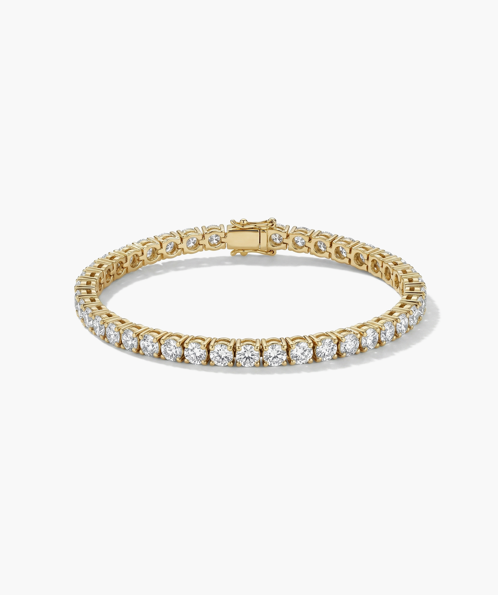 18K Gold Diamond Tennis Bracelet Bond Haus Atelier Hong Kong