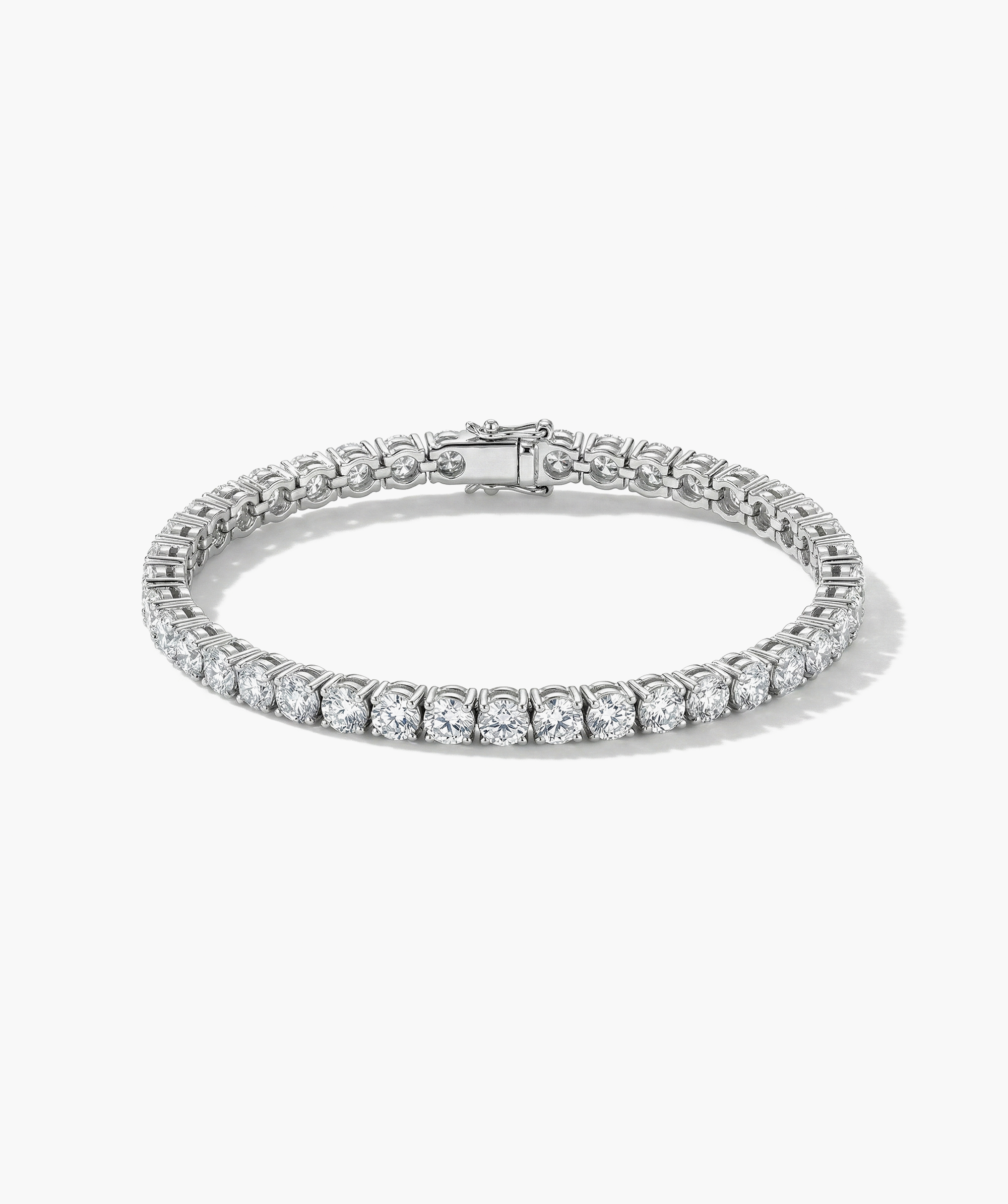 18K White Gold Diamond Tennis Bracelet Bond Haus Atelier Hong Kong